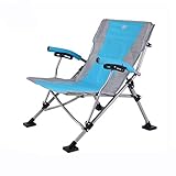 ▲ ESTABLE Y DURADERO: la silla de camping tiene una capacidad de carga de hasta 102 KG, utiliza tela de asiento de poliéster de alta calidad y duradera. El ancho perfecto del marco debajo del asiento también fortalece su estabilidad.