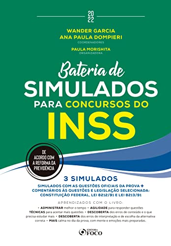 Bateria de simulados para concursos do inss