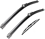 3 wipers Factory for GMC Terrain Chevy Equinox 2010-2017 Original Equipment Replacement Front and Rear Windshield Wiper Blade - Top Lock 19mm 24'/17'/13' (Set of 3)