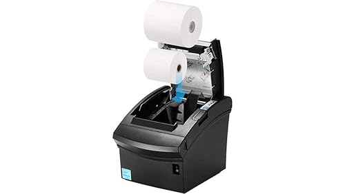 Miniatura 4 de Bixolon SRP-350PLUSIIICOSG Impresora térmica con fuente de alimentación y cable USB, serie/USB/Ethernet, negro, pequeña