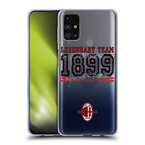 Image of Head Case Designs Officially Licensed AC Milan Legendary Team Teens Gel Case [Military Grade Protection] Compatible With Samsung Galaxy M31s (2020)