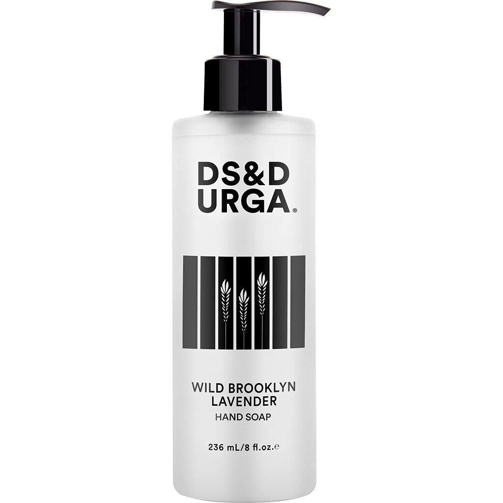 D.S. & Durga Wild Brooklyn & Lavender Hand Soap | Lavender & Herbs | 8 oz | Moisturizing Liquid Hand Wash | Cruelty Free & Vegan Ingredients