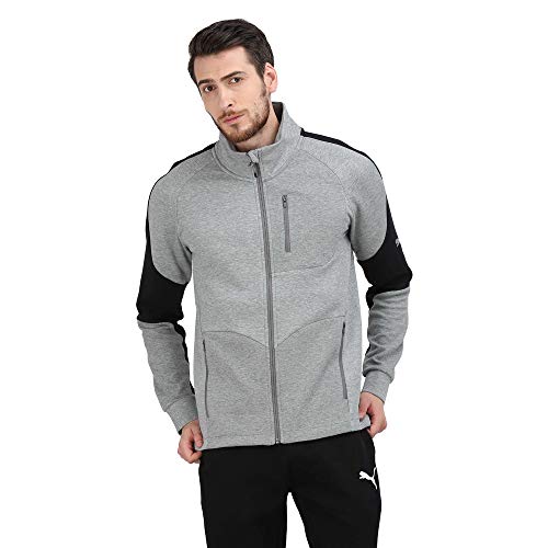 Image of Puma Men's Cotton Blend Standard Length Jacket