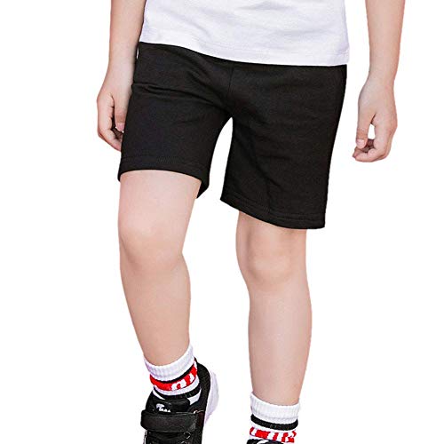 PTPUKE Toddler Kids Solid Cotton Comfort Soft Baby Sport Jogger Shorts Boys Girls Casual Pants4