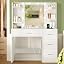 White 4 Drawers