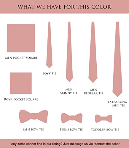 Image of Pre-Tied Adjustable Solid Tuxedo Bow Tie for Boys and Men