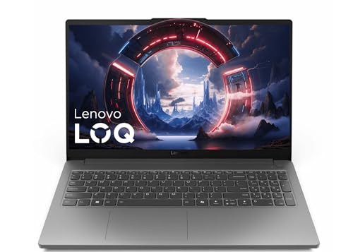 Lenovo LOQ Essential 15.6' Full HD Gaming Laptop, Intel Core i5-12450HX (8 Cores, 12 Threads), 16GB DDR5, 512GB SSD Drive, GeForce RTX 3050, HDMI, Wi-Fi 6, Bluetooth, Card Reader, Wins 11, Luna Grey