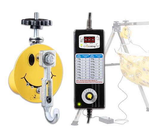 Image of Automatic Cradle Swing Motor Kit for Baby 0 to 3 Years (Automatic Swing Motor Machine Kit Only | Staineless Steel Cradle and Jholi not Including)