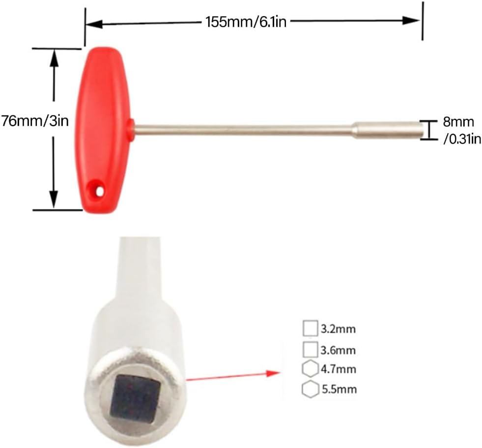 Hide Spokes Wrenches Cassettes Sprocket Removal Wrenches Cycling for Easy Bike Maintenances