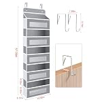 Over The Door Organizer Storage,10 side Pockets,5 Shelf Hanging Storage(3p) - Image 6