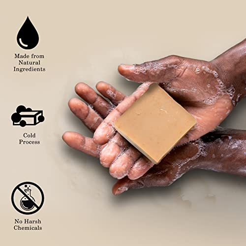 Mastermedi All Natural Soap Bar Papaya Turmeric, Softer & Smoother Skin, Handmade Organic Soap Scented With Premium Essential Oils & Natural Flavors, More Moisturizing Than Ordinary Bar Soap, Women & Men's Bar Soap, Pack Of 3 #TOP1