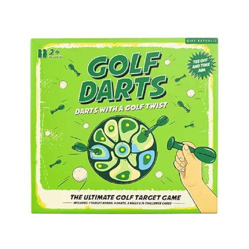 Gift Republic Golf Darts Target Game Multicolor