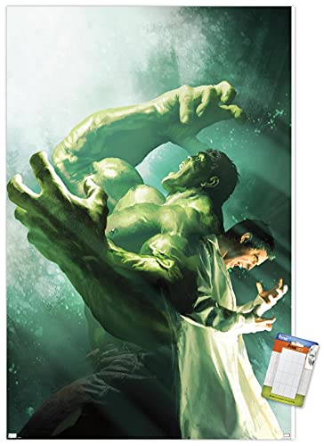 Trends International Marvel Comics Hulk - Incredible Hulk #7.1 Wall Poster, 22.4L x 14.7W, Premium Poster & Mount Bundle