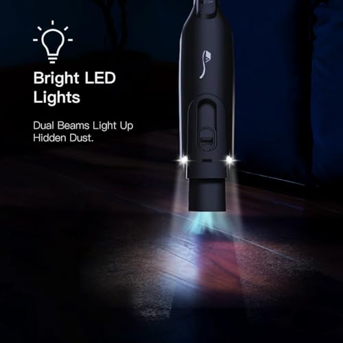 Close-up of vacuum LED lights