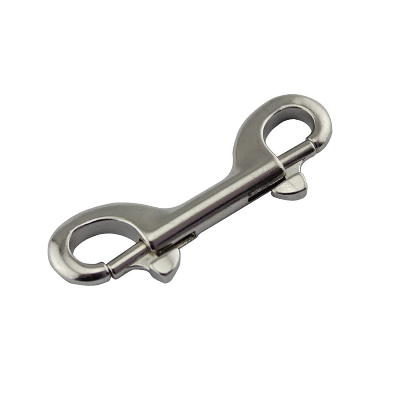 Milisten Outdoor Sport Accessory 90mm 316 Stainless Steel Diving Carabiner Spring Buckle for Equestrian