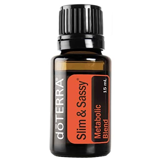 doTERRA - Slim & Sassy Essential Oil Metabolic Blend - Promotes Healthy Metabolism, Helps to Manage Hunger Cravings When Taken with Water; for Diffusion, Internal, or Topical Use - 15 mL