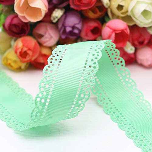 50 yards/lot 30mm hohle blumen solide grosgrain bänder stoffband spitze diy handgemachte haar-accessoires-352