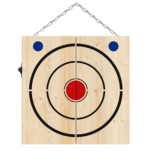 Crown Display Axe Throwing Target Board - Wooden Shooting Targets for Axes & Hatchets - Made in USA - Great for Adults & Kids