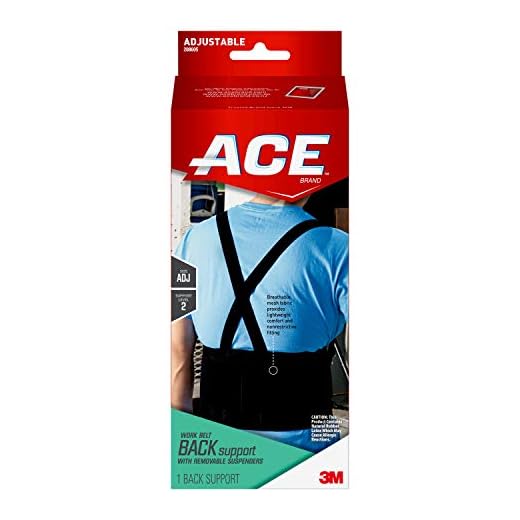 ACE - MMM208605 Work Belt Back Support, Helps provide back support when lifting in the workplace,, One Size Fits Most