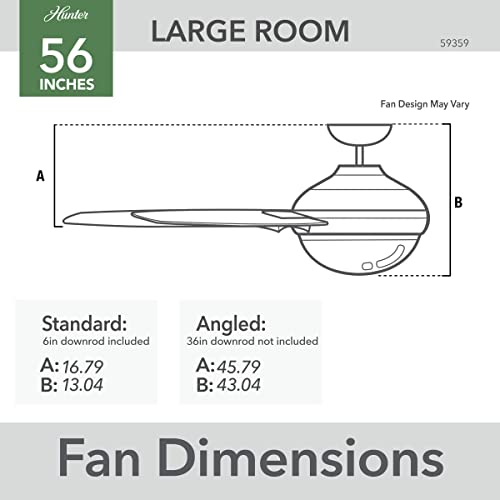 Casablanca Caneel Bay Indoor / Outdoor Ceiling Fan with LED Light and Wall Control, Aged Steel Finish, Large thumbnail 3