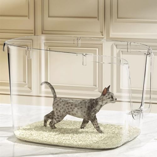 Arenero para gato cubierto mediano con pala y tapa miniatura 5
