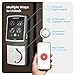 Lockly Secure Pro Wi-Fi Smart Door Lock, Keyless Entry with PIN Genie® Digital Keypad, 3D Biometric Fingerprint Sensor Front Door Lock Deadbolt, Voice Control & Auto Lock - Deadbolt Edition