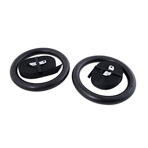 Fuel Pureformance Gymnastics Ring with Straps, Black