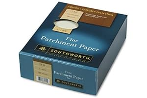 Southworth Parchment Paper, Ivory, 32 lb, 8.5"x11", 500 Sheets