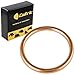Caltric Exhaust Pipe Gasket for Honda 18291-Mn9-000 18291-Mn5-650
