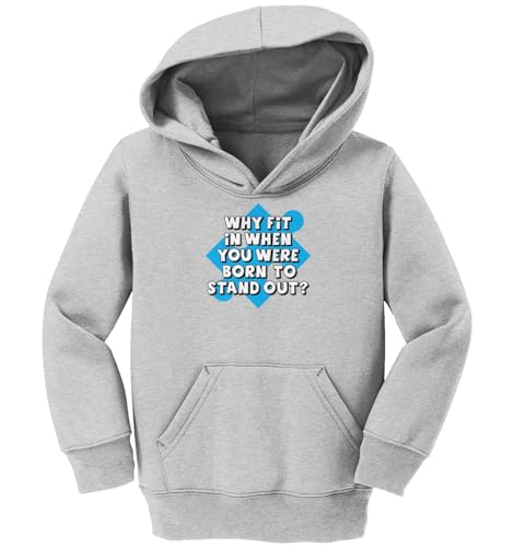 Tcombo Why Fit In You're Born To Stand Out - Toddler/Youth Fleece Hoodie2