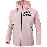 Winddicht: Diese personalisierte winddichte Softshelljacke für Herren besteht aus winddichtem Material, um den Wind abzudichten. Verstellbare Kapuze mit Kordelzug, verstellbare Bündchen sorgen dafür, dass dieser anpassbare, leichte Windbreaker Wind draußen hält und Sie an regnerischen Tagen / Winter warm hält.