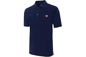 FANNOO Texas Longhorns Polo: Longhorn Spirit Embroidered Short-Sleeve Performance Shirt