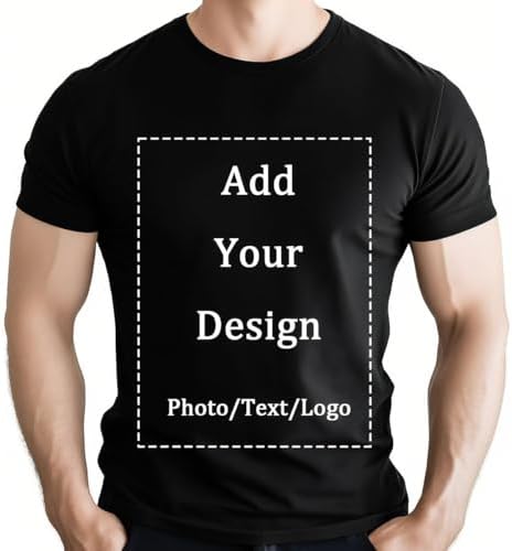 Ship Next Day Custom T-Shirts Graphic Mens Shirts for Men Persona...