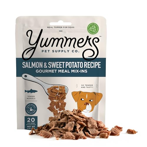 Premium-Salmon-Sweet-Potato-Meal-Mix-Ins-5-oz-Dog-Food-Topper-for-Dry-Food-Add-Ins-Meal-Toppers-Treat-Mix-Freeze-Dried-for-Maximum-Flavor-All-Natural-Free-of-Preservatives Premium Salmon Sweet Potato Meal Mix Ins 5 oz Dog Food Topper for Dry Food Add Ins Meal Toppers Treat Mix Freeze Dried for Maximum Flavor All Natural Free of Preservatives
