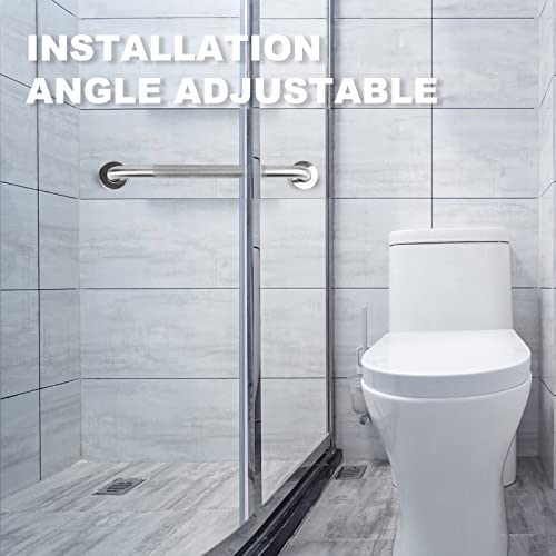 2 Pack 16 Inch Grab Bars For Bathroom, Lonvichtt Anti Slip Bathroom Handicap Grab Bars For Showers Stainless Steel Shower Handle, Bathroom Safety Bars, Senior Assist Bath Handle #TOP3