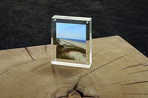 Cadre photo acrylique transparent MAUL pour exposition de table