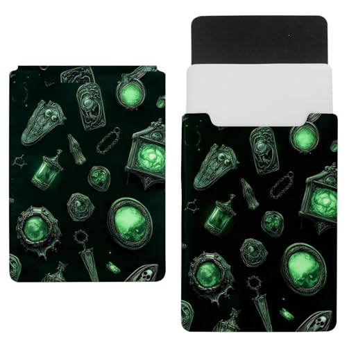 Funda Halloween para portátil de 13.5 pulgadas con forro de terciopelo holandés para clase y oficina