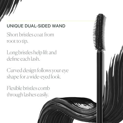 Well People Expressionist Curling Mascara, Curved Brush and Weightless Formula Lift, Separate and Nourish Lashes with Olive and Jojoba Oils, Smudge-Resistant, Clump- and Flake-Free, Black - 3