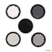 Produktbild CamKix Filter-Pack kompatibel mit GoPro Hero 4 und 3+ - Enthält 4 ND-Filter (ND2, ND4, ND8, ND16), einen UV-Filter und EIN Reinigungstuch - Perfekt für Luftaufnahmen mit Drohnen