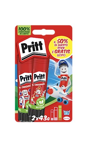 Pritt Stick Da 43 G – Confezione Da 12 Pezzi, Colla Stick Multicolore, Lavabile, 90% Ingredienti Naturali - 2