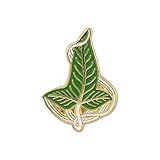UJIMS Movies Inspired Jewelry Elven Green Leaf Pin Brooch Movie Fans Jewelry for BFF Arwen Evening...