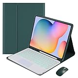 GKUY Backlit Keyboard Case for Samsung Galaxy Tab S6 Lite 10.4'' 2022/2020, Detachable Bluetooth Tou