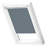 VELUX Original Roof Window Blackout Blind for MK08, Dark Petrol, with White Guide Rail