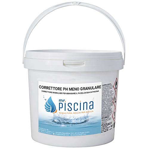 MrPiscina Correttore PH- Minus granulare (8, Secchio)