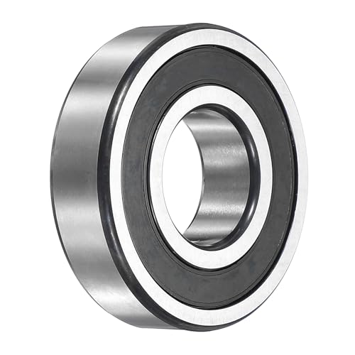Image of sourcing map 1Pcs 6307-2RS Deep Groove Ball Bearings, 35x80x21 mm High Speed Double Rubber Seal Bearings Pre-Lubricated and Stable for Industrial Machinery Repairs 3D Project