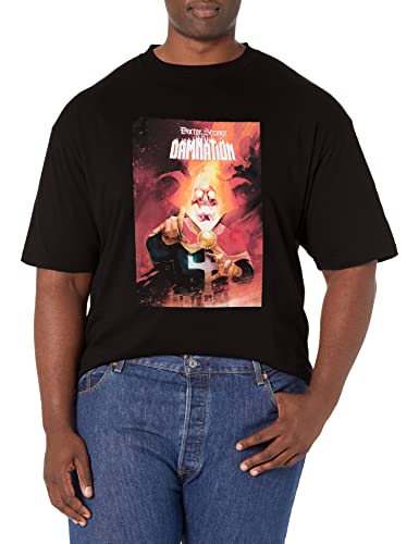 T-Shirt Marvel Doctor Strange noir 5XL en coton coupe grande taille