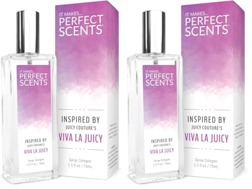 Image of Perfect Scents Fragrances | Inspired by Juicy Couture's Viva La Juicy| Women's Eau de Toilette | Vegan, Paraben Free | Never Tested on Animals | 2.5 Fluid Ounces (Pack of 2)