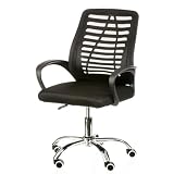 Special4You Dominic Bürostuhl, Ergonomisch mit Netzrücken, Tilt, Lendenwirbelstütze, und Home Office mit gummierten Rollen, Belastbar bis 120 kg