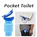 Pee Bottles for Men, Collapsible Urine Bottle 750ML, Portable Urinals for Women, Emergency Urinal Spill Proof Pocket Toilet for Car, Travel Urinals Potty for Camping, Traffic Jam, Road Trips, Hiking
