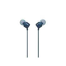 JBL T110 Intra-Auricolari con Comando e Microfono Universale, Blu